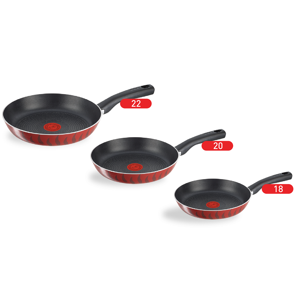 Tefal Tempo Flame Cooking Set, Stewpot Size 20,24 + Frypan 18 + Moulinex Turbomix Plus Hand Blender, 350 watt, Beaker 800 ml - DD1001EG Tefal Tempo Flame Cooking Set, Stewpot Size 20,24 + Frypan 18 + Moulinex Turbomix Plus Hand Blender, 350 watt, Beaker 800 ml - DD1001EG