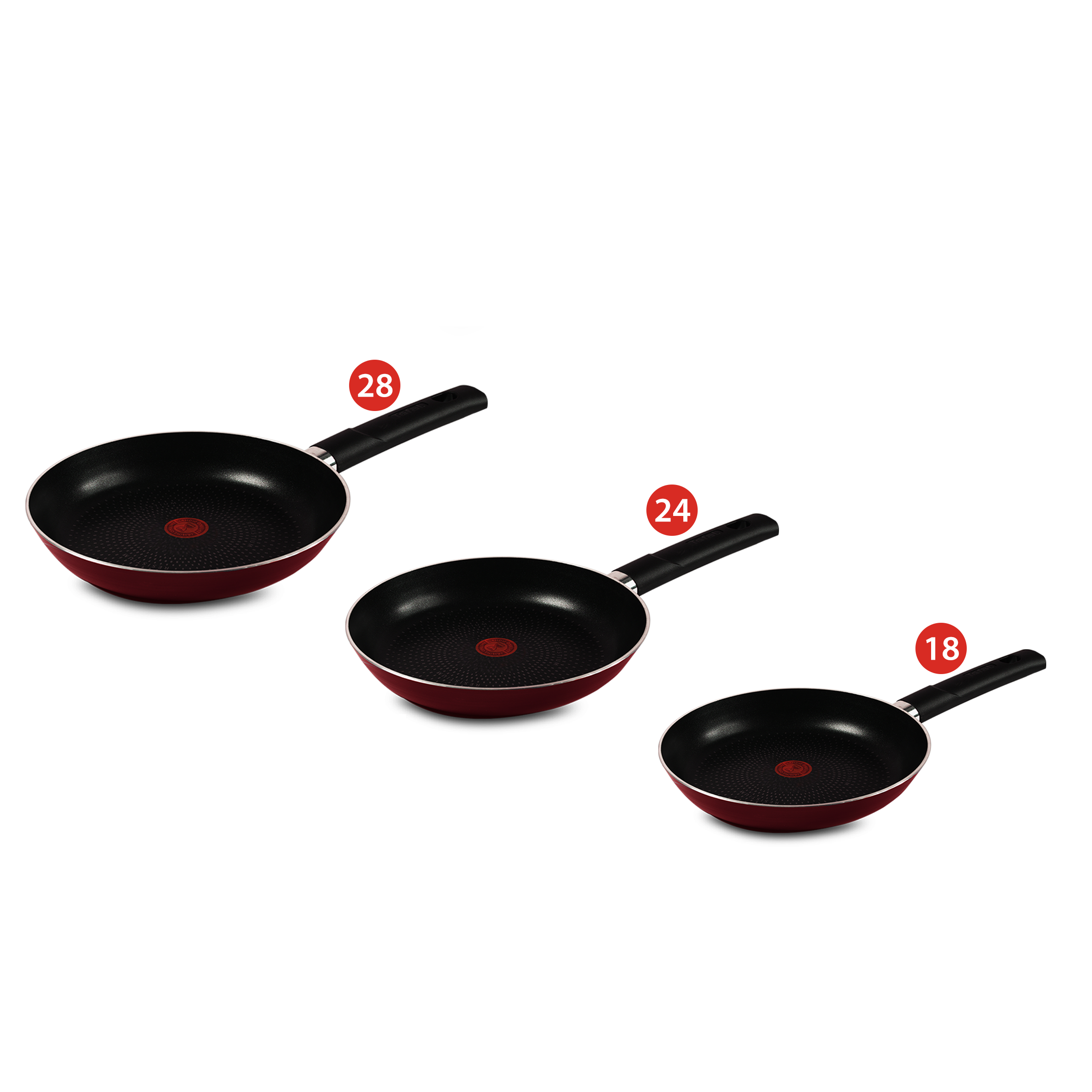 Tefal Armatal Frypan Set, Size 18,24,28 - 220101072 Tefal Armatal Frypan Set, Size 18,24,28 - 220101072