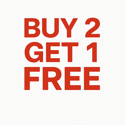Buy 2 get 1