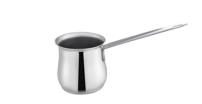 Zahran Stainless Steel Classic Turkish Coffee Pot Set with Handle, 3 Pieces - 330013630 Zahran Stainless Steel Classic Turkish Coffee Pot Set with Handle, 3 Pieces - 330013630